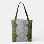 Green Moss & Earth Natuur Art Tote Bag (Achterkant)