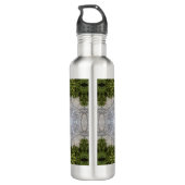 Green Moss & Earth Natuur Art Waterfles (Achterkant)