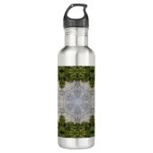 Green Moss & Earth Natuur Art Waterfles (Voorkant)