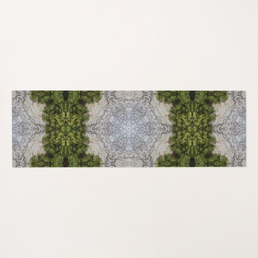Green Moss & Earth Natuur Art Yogamat (Achterkant (horizontaal))