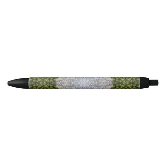 Green Moss & Earth Natuur Art Zwarte Inkt Pen (Voorkant)