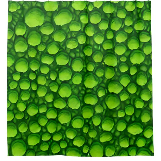 Green Mossy Pattern Douchegordijn (Voorkant)