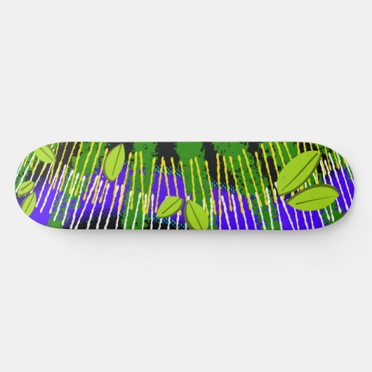 Green Motion – Abstract Nature Persoonlijk Skateboard (Horizontaal)