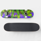 Green Motion – Abstracte Natuur Persoonlijk Skateboard (Horizontaal)