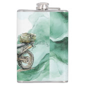 Green Motorcycle Adventure Heupfles (Achterkant)