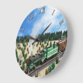 Green Mountain 4-8-2 Trein Klok (Hoek)