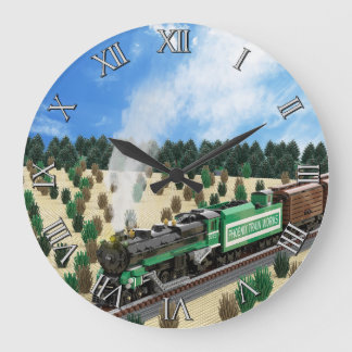 Green Mountain 4-8-2 Trein Klok