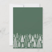 Green Mountain bruiloft Save The Date (Achterkant)