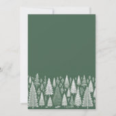 Green Mountain bruiloft uitnodiging (Achterkant)