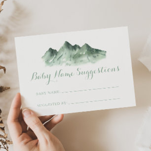 Green Mountain Country Baby Name Suggestions Kaart