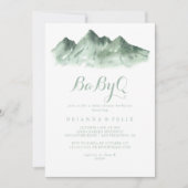 Green Mountain Country BabyQ Baby shower Barbecue Kaart (Voorkant)