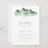 Green Mountain Country Geslacht onthullen Party Kaart (Voorkant)