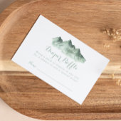 Green Mountain Country Luier Raffle Ticket Informatiekaartje