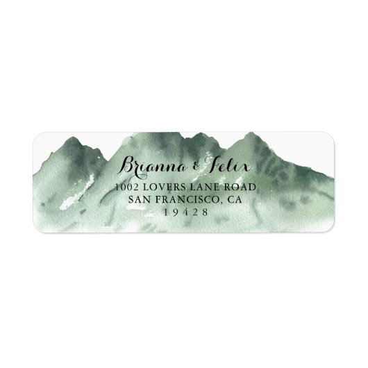 Green Mountain Country Return Label (Voorkant)