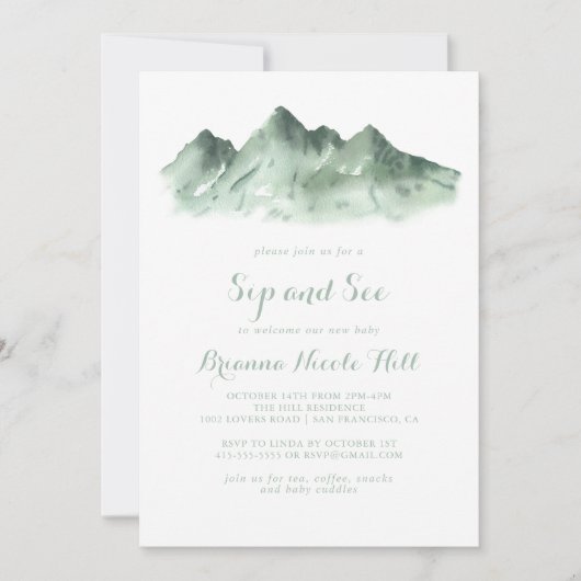 Green Mountain Country Sip and See Kaart (Voorkant)