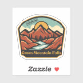 Green Mountain Herfsten, Colorado Sticker (Vel)