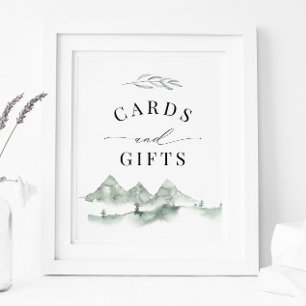 Green Mountain "Kaarten en Cadeaus" Bord Avontuur Poster