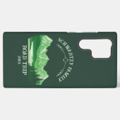 Green Mountain Lake Sunset Samsung Galaxy Hoesje (Achterkant horizontaal)