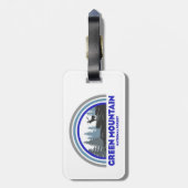 Green Mountain National Forest Regenboog Herten Bagagelabel (Achterkant verticaal)