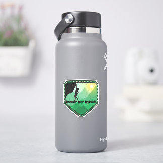 Green Mountain Rock Klimmen Outdoor Avontuur Sticker