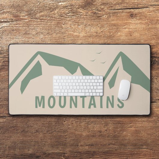 Green Mountains Desk Mat