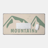 Green Mountains Desk Mat (Keyboard & Muis)