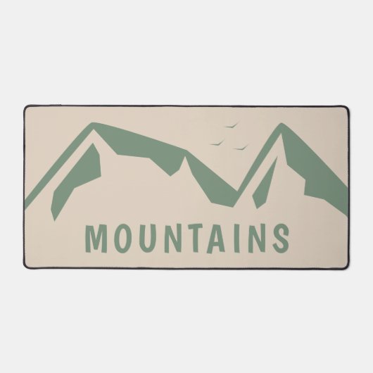 Green Mountains Desk Mat (Voorkant)
