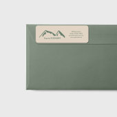 Green Mountains Return Address Label