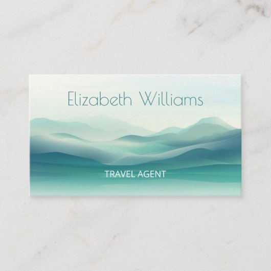 Green Mountains Travel Agent | QR-code Visitekaartje (Voorkant)