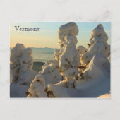 Green Mountains Vermont in Winter Briefkaart (Voorkant)