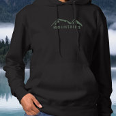 Green Mountains Woman Hoodie