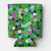 GREEN Multicolored Garden Pattern Blikjeskoeler (Voorkant)