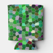 GREEN Multicolored Garden Pattern Blikjeskoeler (Achterkant)