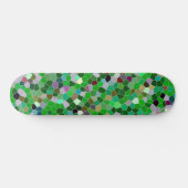 GREEN Multicolored Garden Pattern Persoonlijk Skateboard (Horizontaal)