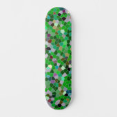 GREEN Multicolored Garden Pattern Persoonlijk Skateboard (Voorkant)