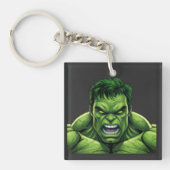 Green Muscular Creature Keychain (voorkant)