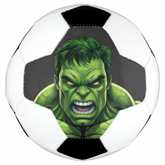 Green Muscular Creature Soccer Ball Voetbal (Voorkant)