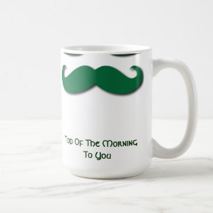 Green Mustache Koffiemok