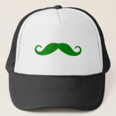 Green Mustache Trucker Pet (Voorkant)