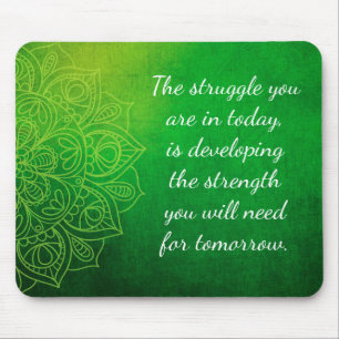 Green Mystical Mandala Inspirerend Muismat
