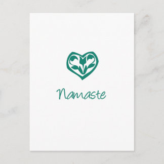 Green Namaste Briefkaart