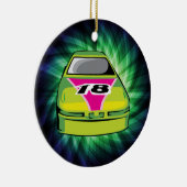 Green Nascar Keramisch Ornament (Rechts)