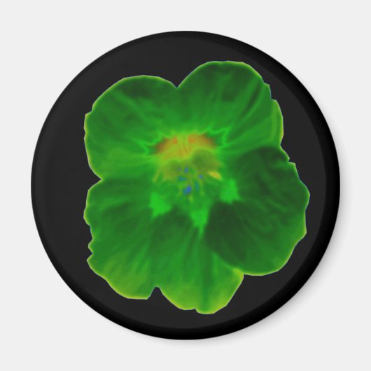 Green Nasturtium Magnet (Voorkant)