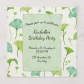 Green Nature Craft | Botanical Scrapbook Kaart (Voorkant)