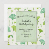 Green Nature Craft | Botanical Scrapbook Kaart (Voorkant / Achterkant)
