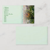 Green Natuur Profile Card Visitekaartje (Voorkant / Achterkant)