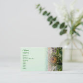 Green Natuur Profile Card Visitekaartje (Staand voorkant)