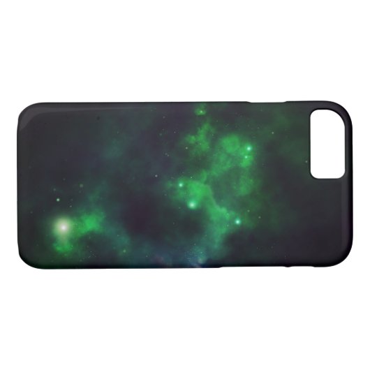 Green nebula-telefoondraagtas Case-Mate iPhone case (Achterkant (Horizontaal))