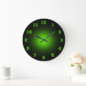 Green Neon 10,75 inch Grote Klok (Huis)