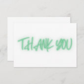 Green Neon Bedankt Trendy (Voorkant / Achterkant)